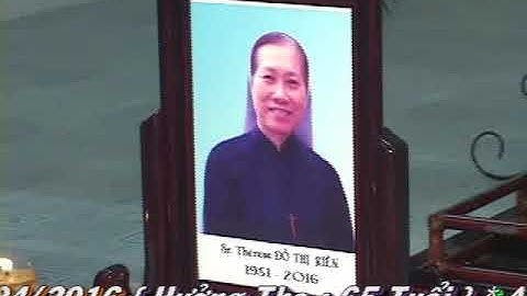Lễ Tang nữ tu têrêsa đỗ thị kiên