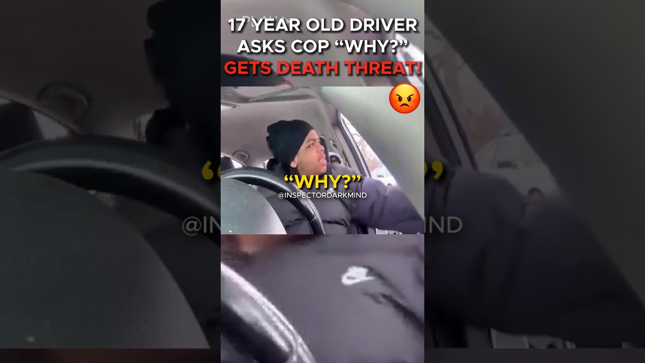 Полицейский угрожает смертью 17-летнему водителю! Полиция подвела 