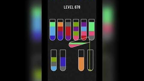 Water sort puzzle level 678