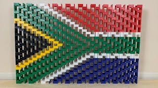 African Flags in Dominoes Part 3/3 | 30,000 Dominoes