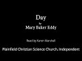 Day by mary baker eddy  read by karen marshall