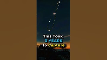 🌞 This Took 3 YEARS to Capture! Solar Analemma Timelapse ⏳#shorts