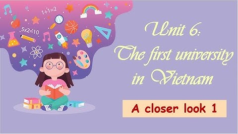 Unit 6:  The first university in Vietnam - A closer look 1 - English 7[OLM.VN]