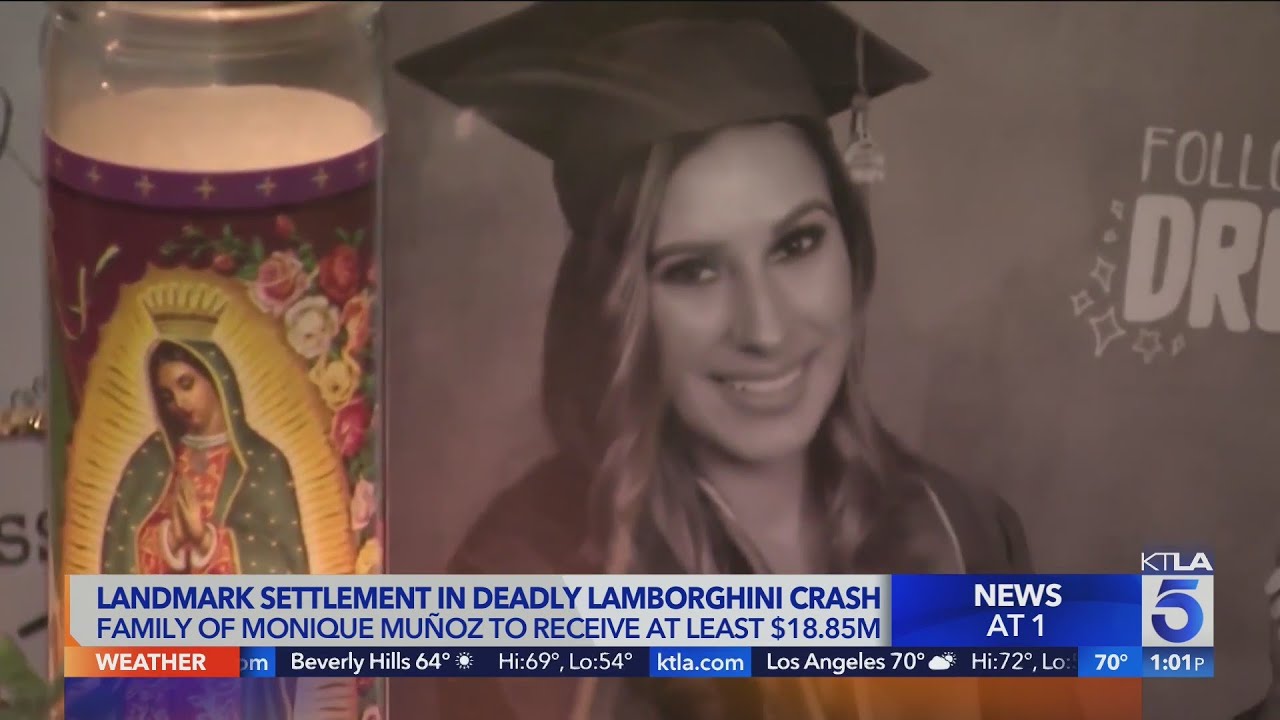 Settlement reached in Lamborghini crash that killed woman - YouTube