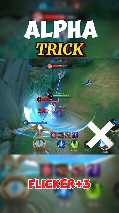 Alpha trick for beginners 🫂#foryou #mobilelegends #mlbb #mobilelegendstoday #mlbbesports #alpha