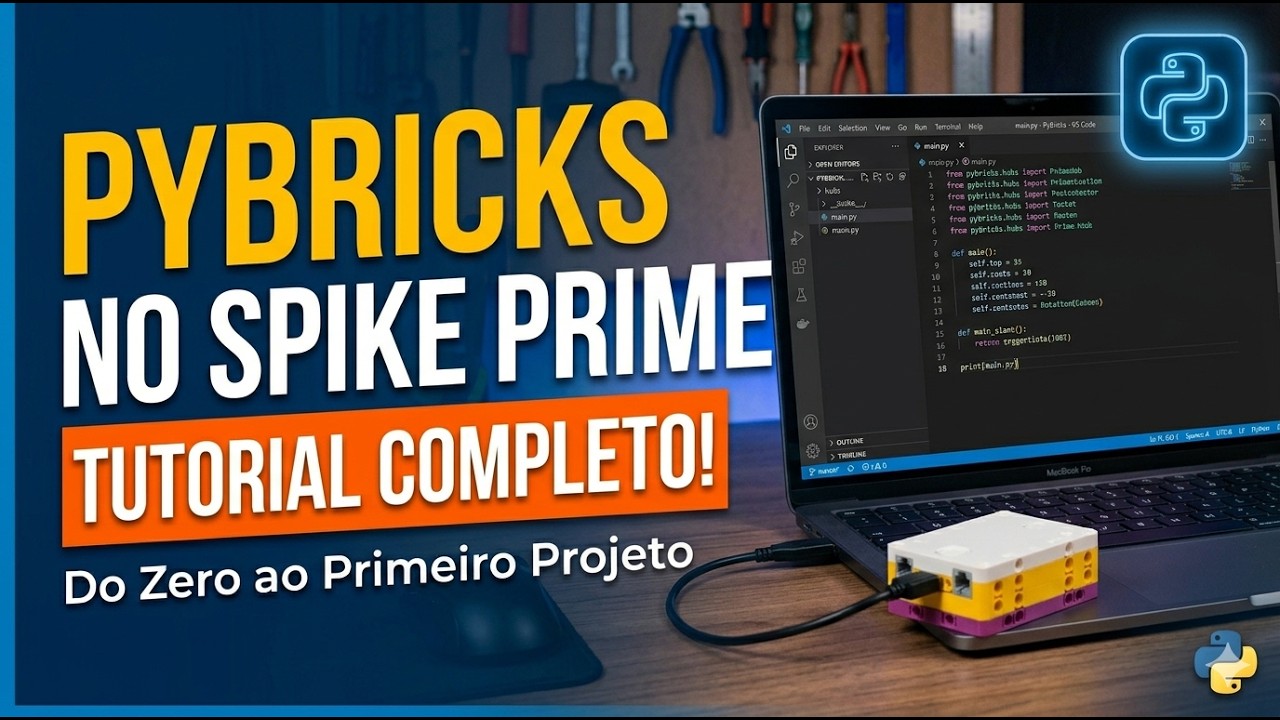 Como programar o Spike Prime em Python de verdade (Pybricks + VS Code ...