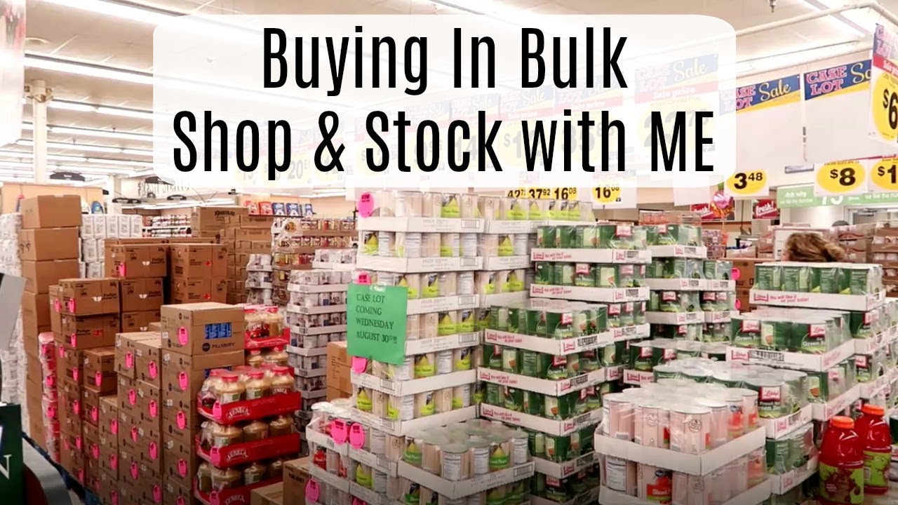 Why Buy in BULK, and How To