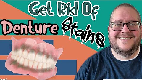 Getting rid of denture stains! EASY! More expensive not doing the job!