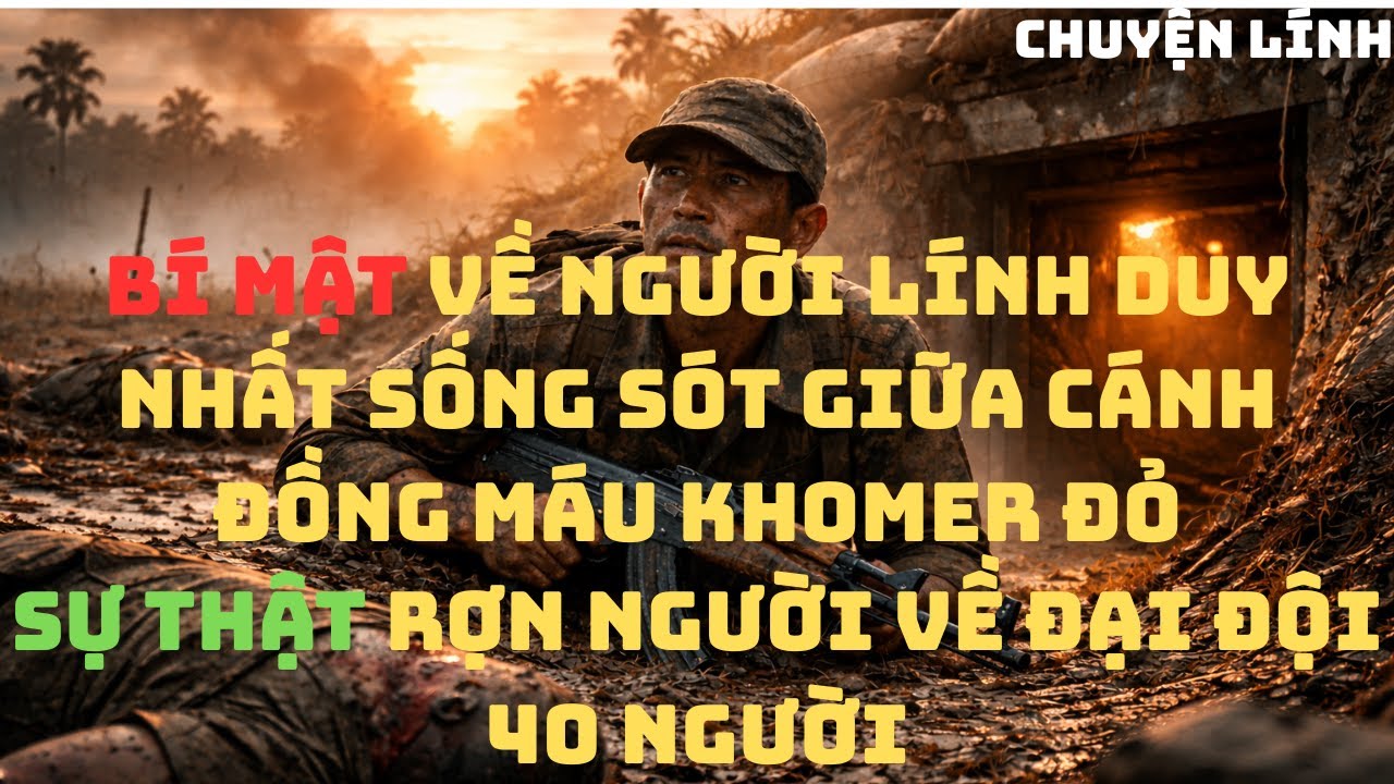Bí Mật Về Người Lính Duy Nhất Sống Sót Giữa Cánh Đồng Máu CamPuChia .Khmer Đỏ ..