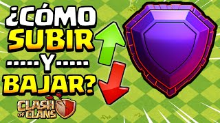 Como SUBIR ( Y BAJAR ) de LIGA LEYENDA CLASH OF CLANS | como llegar a liga leyenda