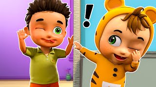 Peek A Boo , I See You ( Hide & Seek ) + Nursery Rhymes & Kids song BY Lala Leo