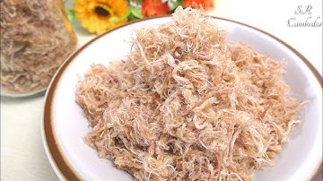 របៀបធ្វើសាច់ជ្រូកផាត់/សាច់បាក់យ៉ុង | How to make Pork Floss / Homemade Meat Floss