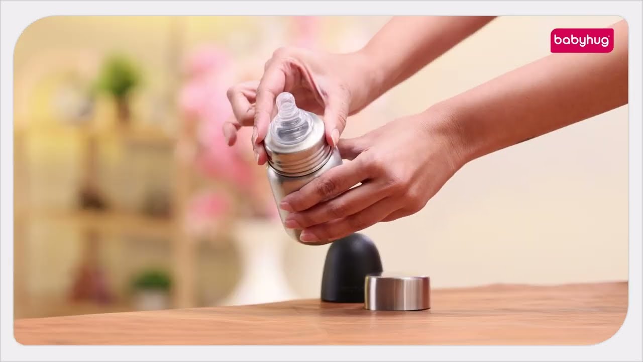 Babyhug Sterilizable Steel Feeding Bottle