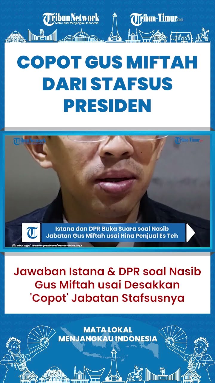 SHORT | Jawaban Istana \u0026 DPR soal Nasib Gus Miftah usai Desakkan 'Copot' Jabatan Stafsusnya