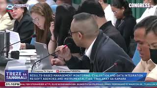 #TreZesaTanghali | Results-based management monitoring evaluation and data integration ng government