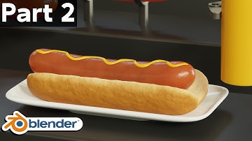 Hot Dog Factory (Part 2) Satisfying Looping Animation-Blender Tutorial
