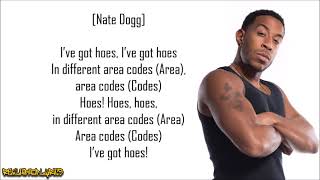 Ludacris - Area Codes ft. Nate Dogg (Lyrics) Resimi