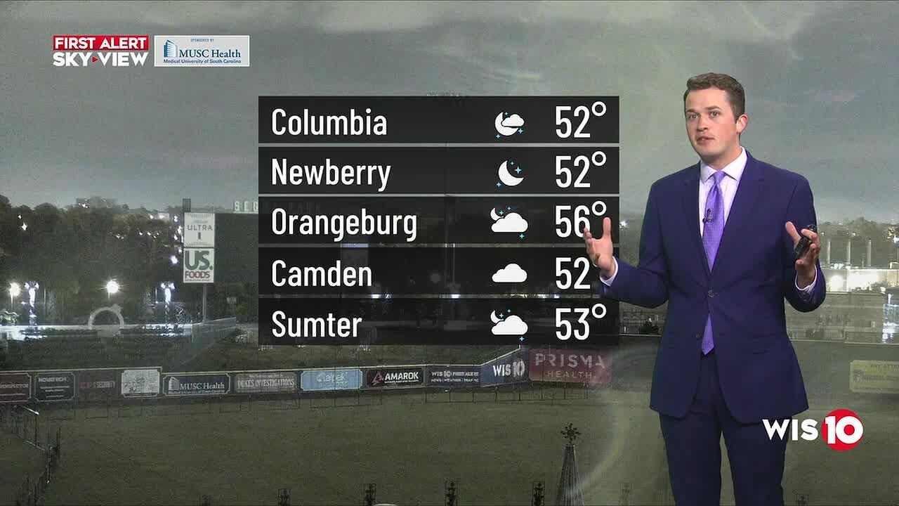 Rain chances pick up tonight, followed by a MUCH colder Thanksgiving ...
