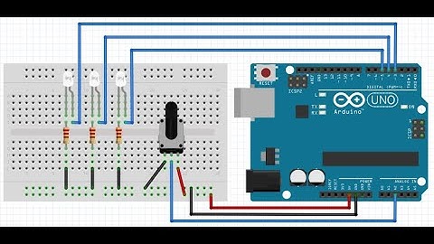 Demo for Reading Potentiometer value using Arduino