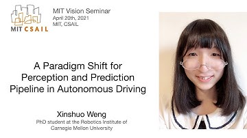 Talk at MIT Vision Seminar: A Paradigm Shift for Perception and Prediction in Autonomous Driving