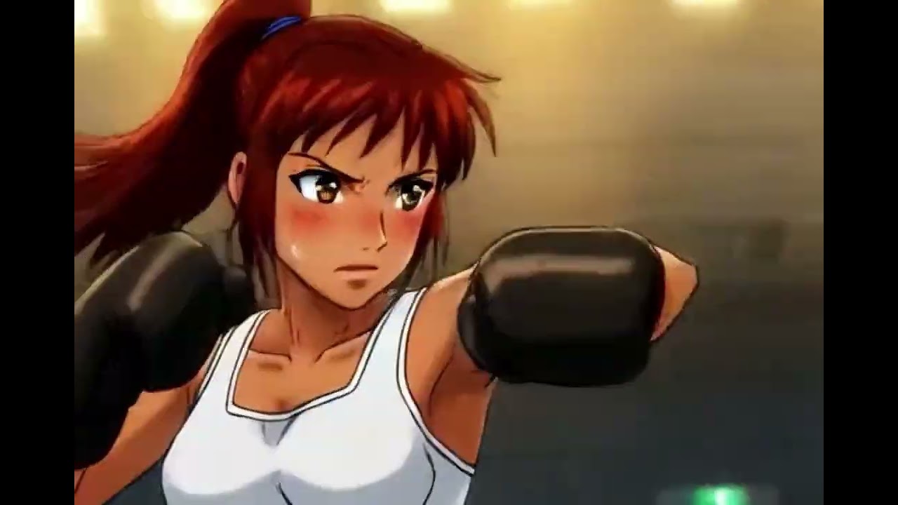 retro girl boxing(hyunji vs suhyoun #2) #ai #boxing #boxer #anime #girlboxing #girlboxer #grok