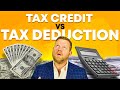 Do You Have These Tax Credits? (Write Offs VS Deduction Differences)