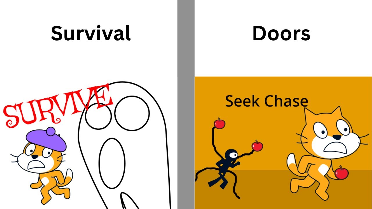 I made 2 horror games on scratch!