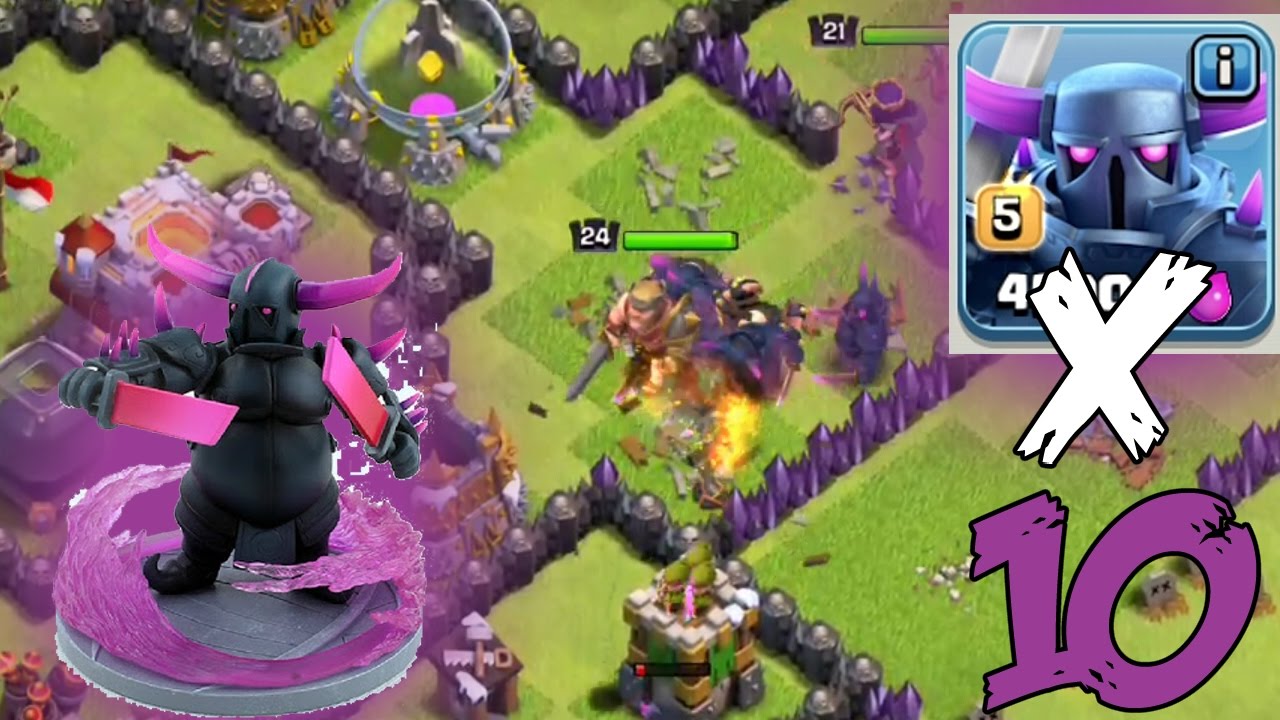 Momen Lucu COC Kekuatan 10 PEKKA Level 5 Clash Of Clans