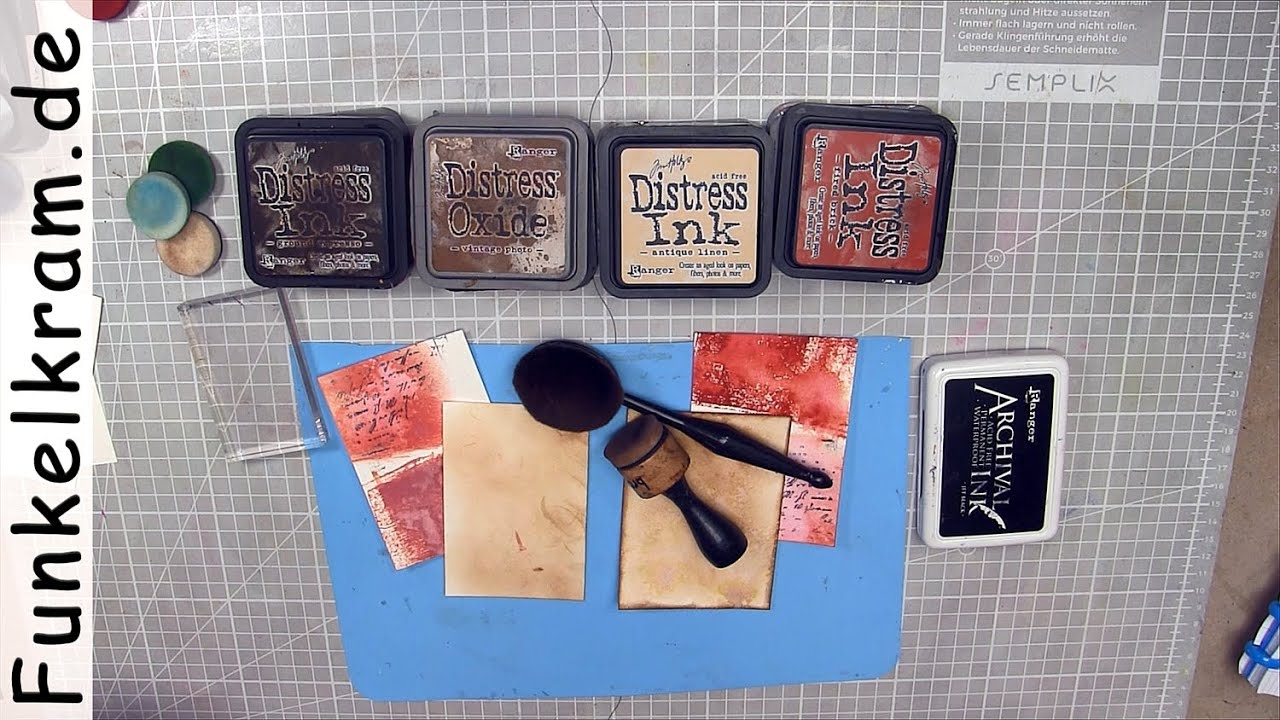 Distress Ink & Distress Oxide: Der Unterschied und ein paar Tricks