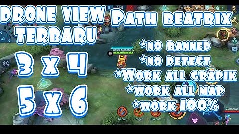 UPDATE DRONE VIEW NEW HORIZONTAL MOBILE LEGEND ALL MAP & ALL PASSWORD GRAPHICS HOW TO INSTALL