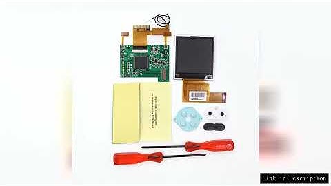 Hispeedido Laminated V5.0 IPS LCD Screen For GBA Highlight Blacklight 720x480 Retro Pixel W/New Hous