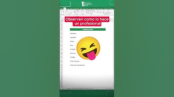 Completa formularios como un experto en Excel. 😎✅#exceltutorial #excelbasico #trucosexcel #excel