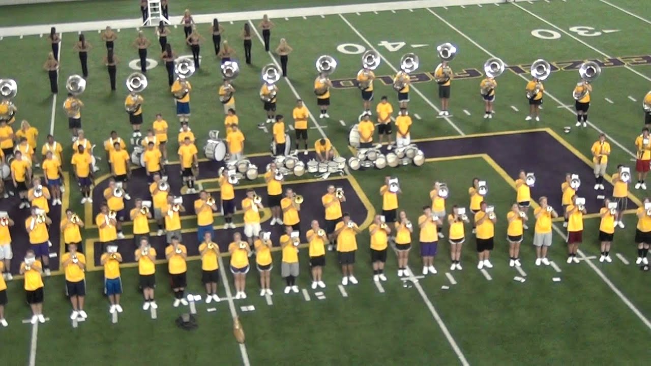 "Amazing Grace" practice performance by LSU Marching Band Sept 10, 2011