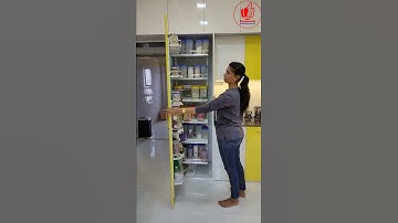 Modular Kitchen। Pantry/Tall Unit। Furniture। Kitchen in budget #modularkitchen #furniture #shorts