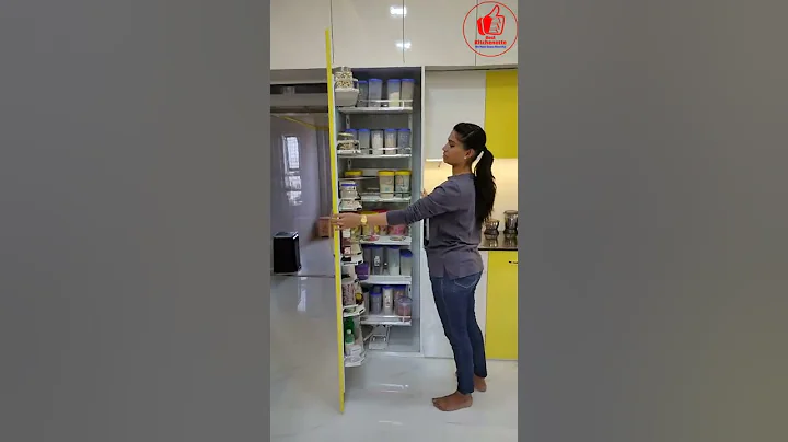 Modular Kitchen। Pantry/Tall Unit। Furniture। Kitchen in budget #modularkitchen #furniture #shorts