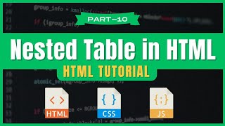 html tutorial for beginners in hindi | nested table in html | free web development course