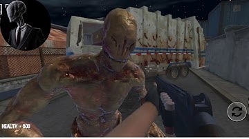 Slender Insane Horror FPS Game - Android GamePlay #4 (Dump Enemies)