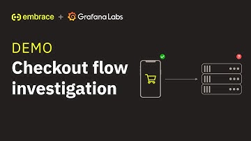 Embrace and Grafana Cloud demo: Checkout flow investigation