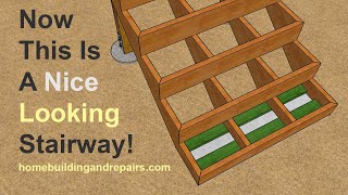Test Out Your Finish Carpentry Skills With This Stairway - Mitered Stringer And Riser Corners