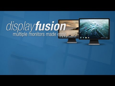Display Fusion - Software for Multiple Monitors - YouTube