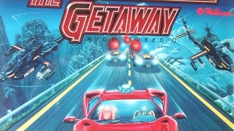 The Getaway Pinball Machine promotional video by Williams