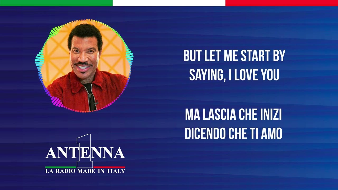 Antenna1 - Lionel Richie – Hello - Testo e Traduzione