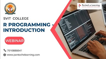 Introduction to R Programming | SVIT | Pantech-e-learning | Ameerpet |