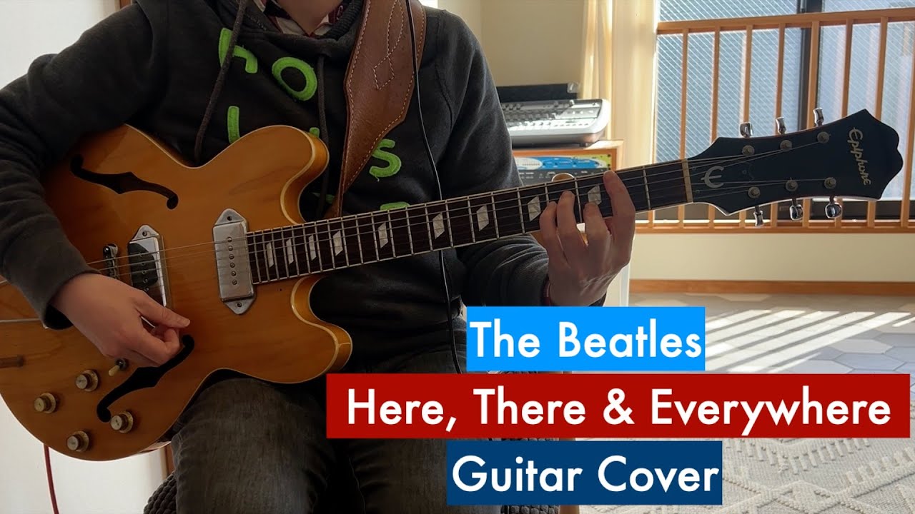 Here There And Everywhere The Beatles Guitar Cover - YouTube