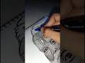 Shri Premanand Ji Maharaj Sketch completed l PART 3 l Radhey Radhey #shorts #viral