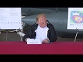 President Trump Participates in a Briefing on Hurricane Florence in North Carolina