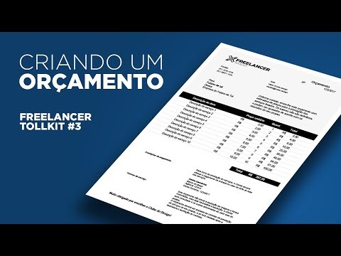 Vídeo: Como Fazer O Orçamento De Um Freelancer