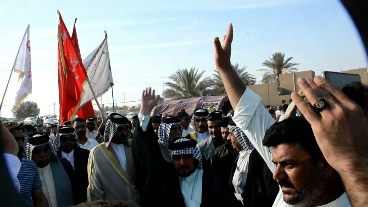 عراضة فاتحة الشيخ شلال حسون فياض الجبوري