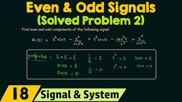 Even and Odd Signals (Solved Problem 2)