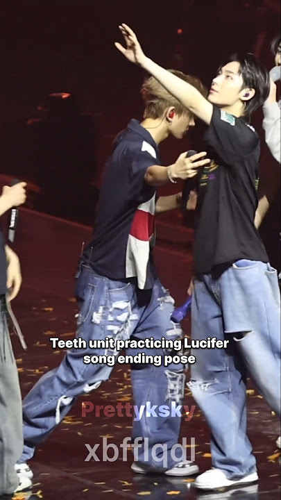 Teeth unit doing lucifer ending pose #enhypen #heeseung #sunoo #jungwon #ni_ki #engene